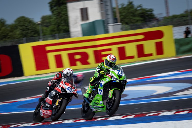 Aegerter at Misano